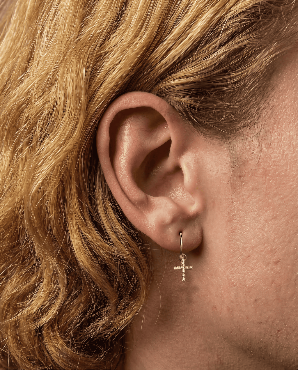 THE CROSS WITH WHITE DIAMONDS