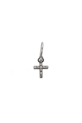 THE CROSS WITH GREY DIAMONDS